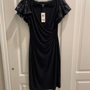 NWT Ralph Lauren SS Navy Dress 4